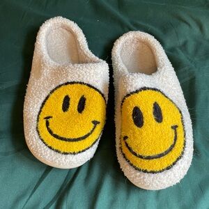 The classic smiley face slippers